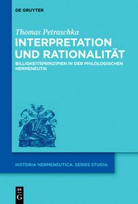 Produktbild: Interpretation und Rationalit&auml;t