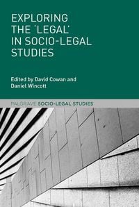 Produktbild: Exploring the 'Legal' in Socio-Legal Studies