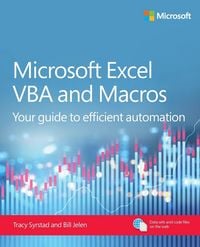 Produktbild: Microsoft Excel VBA and Macros