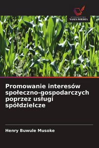Produktbild: Promowanie interes&oacute;w spo&iquest;eczno-gospodarczych poprzez us&iquest;ugi sp&oacute;&iquest;dzielcze