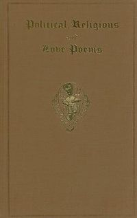 Produktbild: Political, Religious and Love Poems, from Lambeth Ms. 306 an
