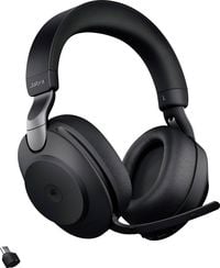 Produktbild: Jabra Evolve2 85 MS Over Ear Headset Bluetooth&reg;, kabelgebunden Stereo Schwarz Mikrofon-Rauschunterdr&uuml;ckung Lautst&auml;rkeregelung, Batterieladeanzeige