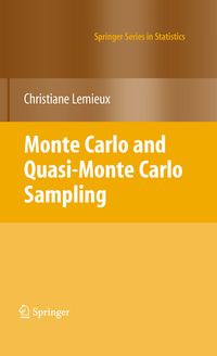 Produktbild: Monte Carlo and Quasi-Monte Carlo Sampling