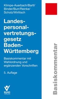Produktbild: Landespersonalvertretungsgesetz Baden-W&uuml;rttemberg