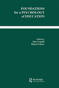 Produktbild: Foundations for A Psychology of Education