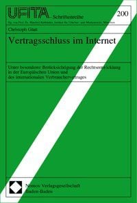Produktbild: Vertragsschluss im Internet
