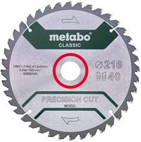 Produktbild: Metabo precision cut wood - classic 628060000 Kreiss&auml;geblatt 216 x 30 x 1.8 mm Z&auml;hneanzahl: 40 1 St.