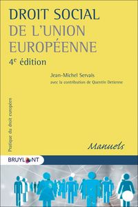 Produktbild: Droit social de l'Union europ&eacute;enne