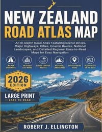 Produktbild: New Zealand Road Atlas Map