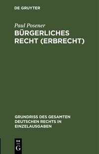 Produktbild: B&uuml;rgerliches Recht (Erbrecht)