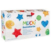 Produktbild: KREUL MUCKI Bastelfarbe 6er Set 80 ml