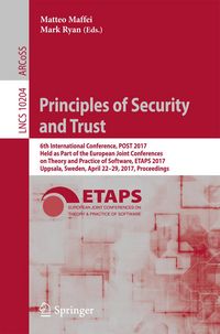 Produktbild: Principles of Security and Trust