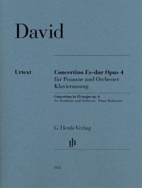 Produktbild: Ferdinand David - Concertino Es-dur op. 4 f&uuml;r Posaune und Orchester