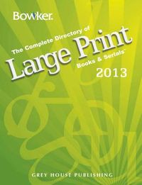 Produktbild: Large Print Books & Serials, 2013