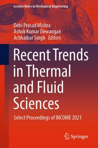 Produktbild: Recent Trends in Thermal and Fluid Sciences