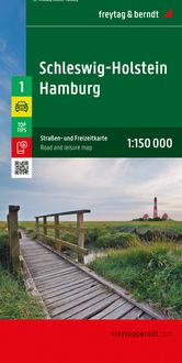 Produktbild: Freytag & berndt Stra&szlig;enkarte Schleswig-Holstein - Hamburg 1:150.000