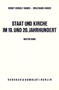 Produktbild: Staat und Kirche im 19. und 20. Jahrhundert.