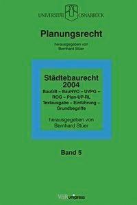 Produktbild: St&auml;dtebaurecht 2004