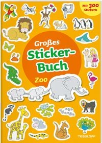 Produktbild: Gro&szlig;es Sticker-Buch. Zoo