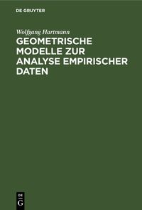 Produktbild: Geometrische Modelle zur Analyse empirischer Daten