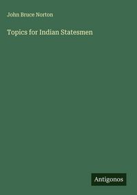 Produktbild: Topics for Indian Statesmen