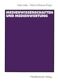 Produktbild: Medienwissenschaften und Medienwertung