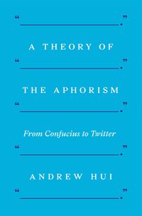 Produktbild: A Theory of the Aphorism