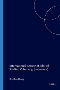 Produktbild: International Review of Biblical Studies, Volume 47 (2000-2001)