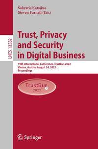 Produktbild: Trust, Privacy and Security in Digital Business