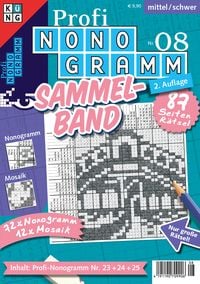 Produktbild: Profi-Nonogramm 3er-Band Nr. 8