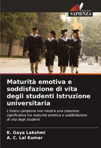 Produktbild: Maturit&agrave; emotiva e soddisfazione di vita degli studenti Istruzione universitaria