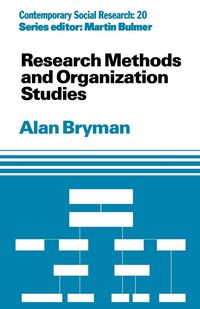 Produktbild: Research Methods and Organization Studies