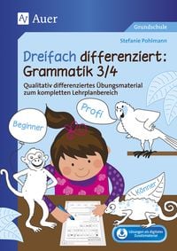 Produktbild: Dreifach differenziert Grammatik 3/4