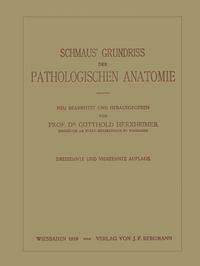 Produktbild: Schmaus&rsquo; Grundriss der Pathologischen Anatomie