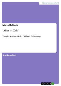 Produktbild: 'Alles ist Zahl'