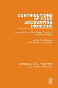 Produktbild: Contributions of Four Accounting Pioneers