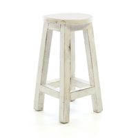 Produktbild: Vintage Hocker wei&szlig;