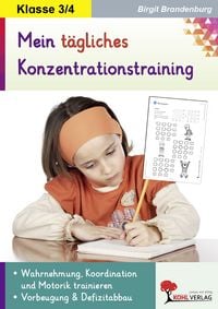 Produktbild: Mein t&auml;gliches Konzentrationstraining / Klasse 3-4