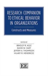 Produktbild: Research Companion to Ethical Behavior in Organizations