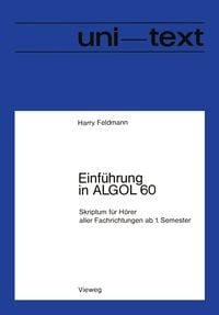 Produktbild: Einf&uuml;hrung in ALGOL 60