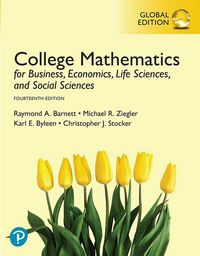 Produktbild: College Mathematics for Business, Economics, Life Sciences, and Social Sciences, Global Edition