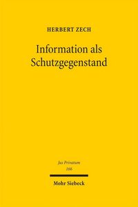 Produktbild: Information als Schutzgegenstand