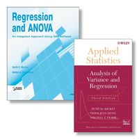 Produktbild: Regression and Anova: An Integrated Approach Using SAS Software + Applied Statistics: Analysis of Variance and Regression, Third Edition Set