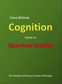 Produktbild: Cognition based on Quantum Gravity