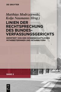 Produktbild: Linien der Rechtsprechung des Bundesverfassungsgerichts