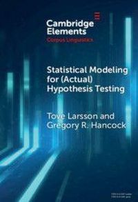 Produktbild: Statistical Modeling for (Actual) Hypothesis Testing