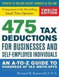 Produktbild: Kamoroff, B: 475 Tax Deductions for Businesses and Self-Empl