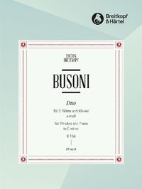 Produktbild: Busoni, F: Duo e-moll K 156