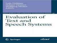 Produktbild: Evaluation of Text and Speech Systems