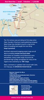 Reise Know-How Landkarte Israel, Palästina / Israel, Palestine (1:250.000)